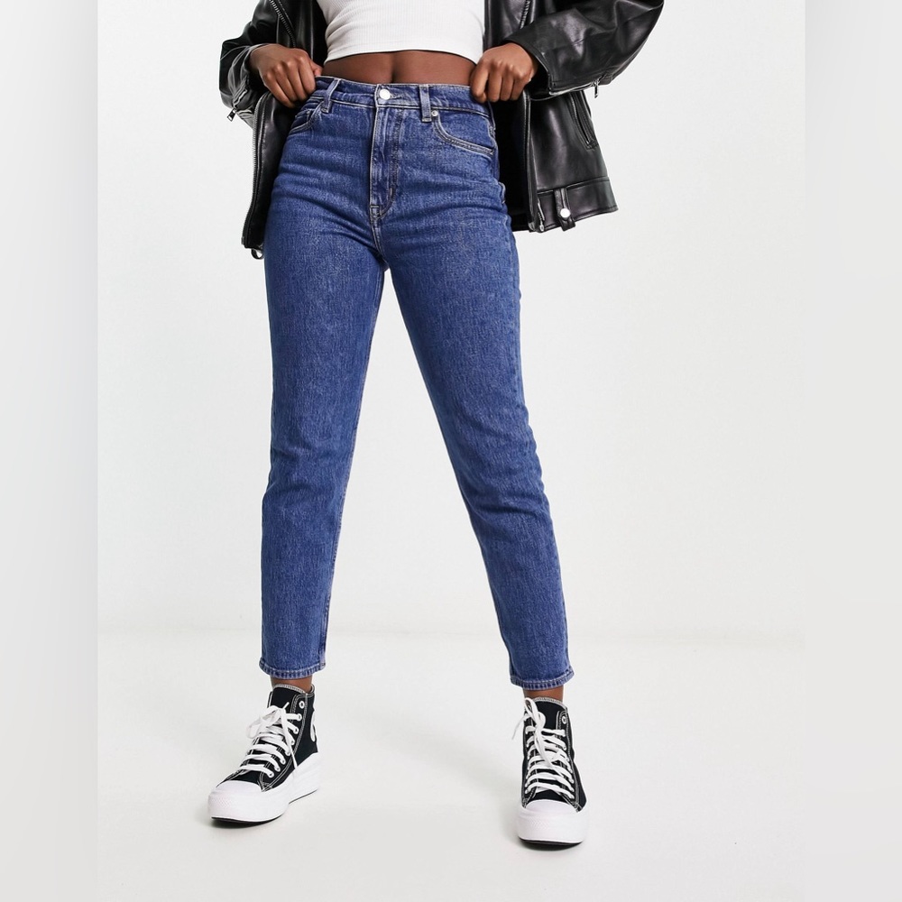 & Other Stories blue high rise jeans | size 26